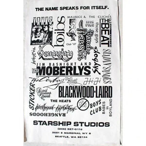 Vtg Orig 1980s YANKS Boys Club SKYBOYS Band Promo Concert POSTER Flyer